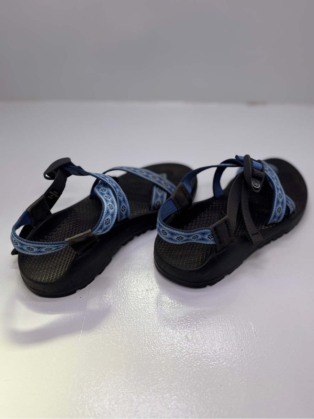Chaco Z/2 Classic Hiking Sandals Women's Blue Vibram Toe Loop Women's 7 - Picture 5 of 11